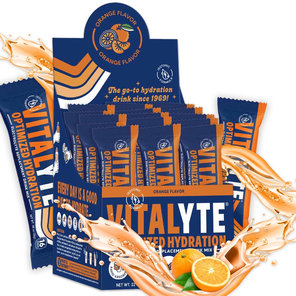 Vitalyte Electrolytes Packets Isotonic Sports Drink | Electrolytes Powder Packets Sports Nutrition Electrolyte 교체 음료 탈수 릴리프 패킷