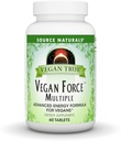 Source Naturals Vegan True, Vegan Force Multiple, Vegans용 고급 에너지 공식* - 60 정제