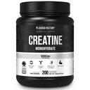 Jacked 공장 크레아틴 Monohydrate 분말 1000g - 남자와 여자를 위한 5g 매일 크레아틴 보충교재, Vegan-Friendly, 제 3 자 시험되는 - 200의 서빙, 불발한