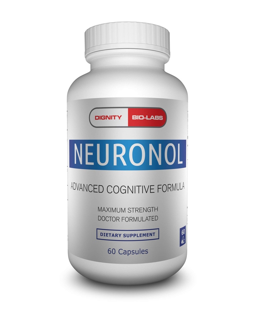 Dignity Bio-Labs의 Neuronol : Memory Support, Focus, Clarity 및 Concentration에 대한 뇌 건강 공식 - #1 Nootropic 공식화 된 w / Dmae, Bacopa Monnieri, Ginkgo Biloba & More.