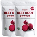 Iyasa Organic Beet Root Powder, 식물 기반, Vegan, Gluten-Free, 베이킹 및 요리를위한 Beetroot Superfood 1 lb 16 oz 453 gm