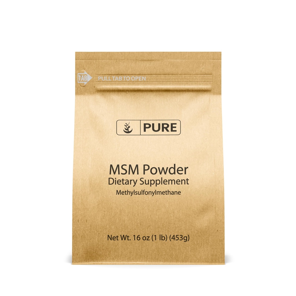 PURE ORIGINAL INGREDIENTS Methylsulfonylmethane (1lb) MSM의 자연적인 황 Dietary 보충교재