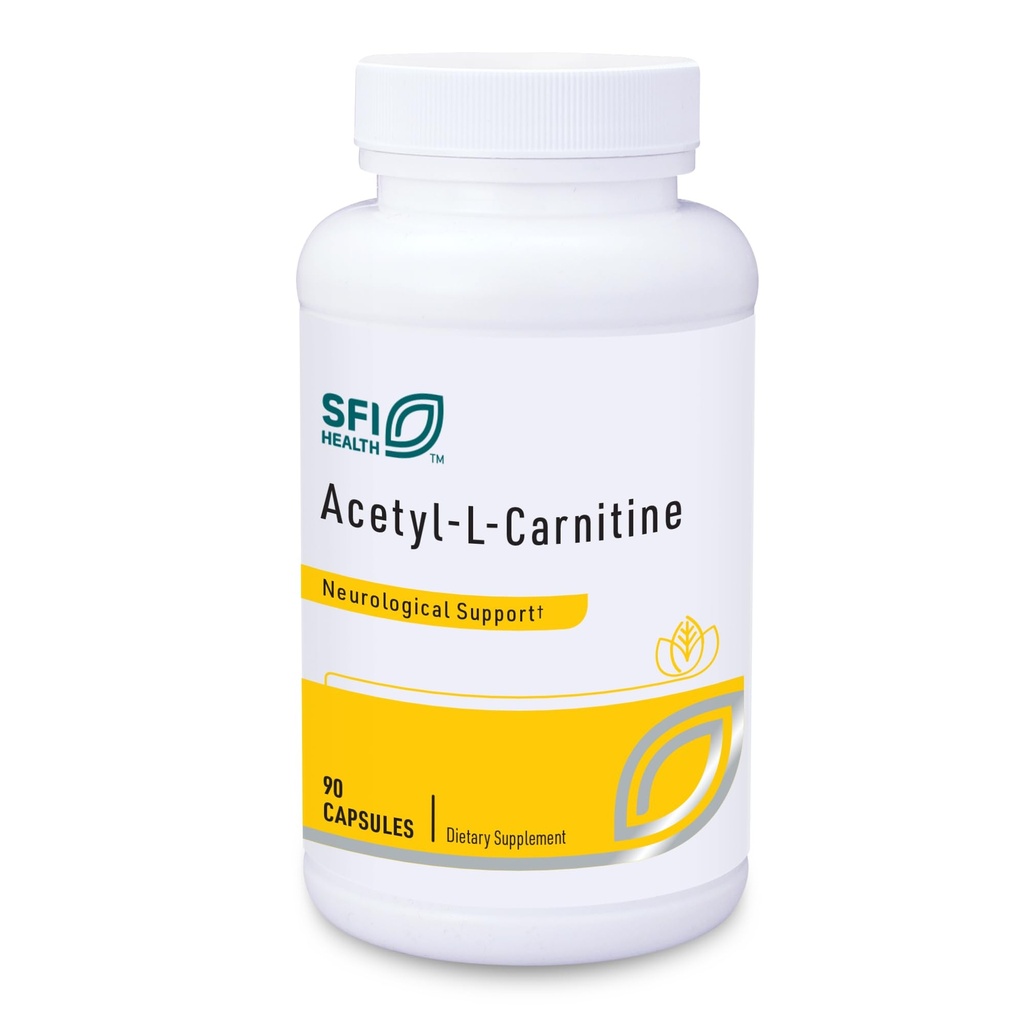 Klaire Labs SFI 건강 아세틸 L 카르니틴 500 mg - Hypoallergenic Acetyl L 카르니틴 보충교재 - Cognitive 건강, 에너지 생산 & 두뇌 지원 (90의 캡슐)를 승진시킵니다