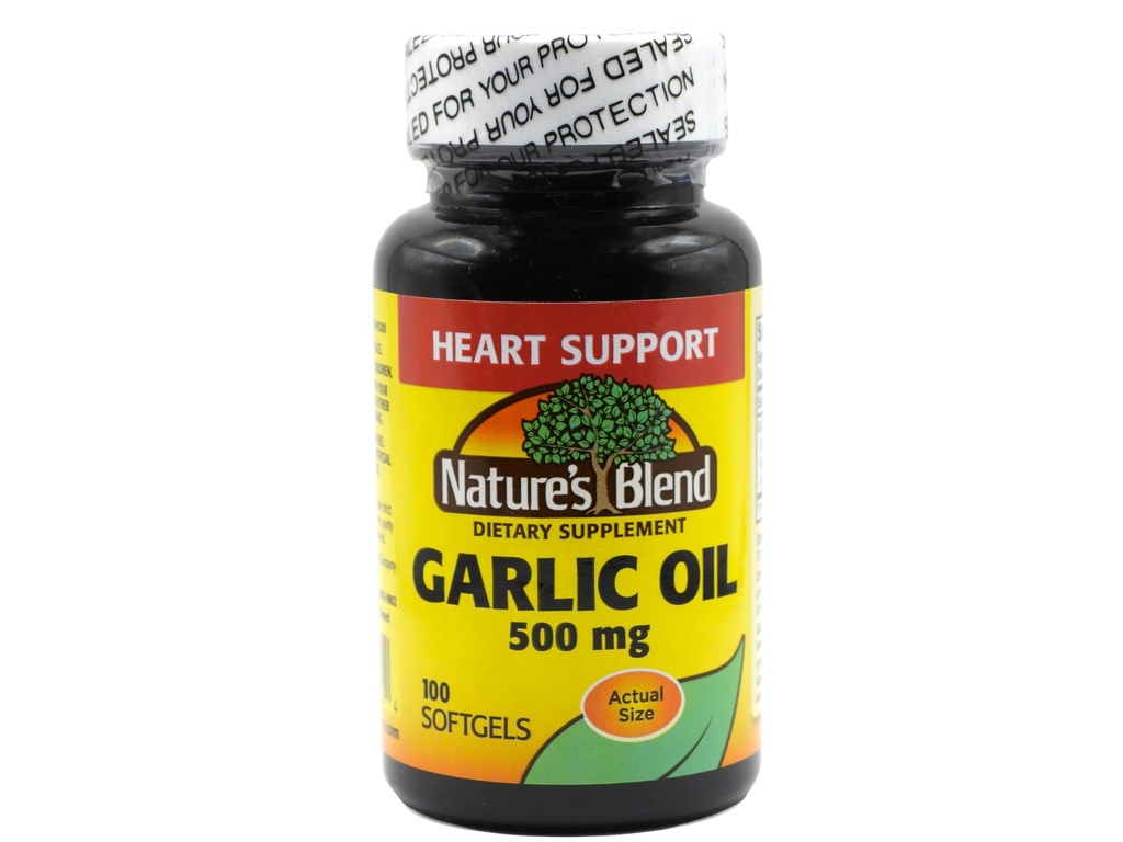자연의 혼합 마늘 기름 500 mg 100 Softgels