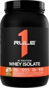 규칙 1 R1 단백질 Whey Isolate - 25g Protein & 6g BCAA로 독점적으로 운동 회복을위한 Isolated & Hydrolyzed 소스 (2 파운드 *, Vanilla Butter Cake)