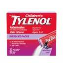 아이들의 Tylenol는 고통 구호, Fever Medication, 160 mg Acetaminophen, 염료를 위한 팩을 냉각하고 & 홍조 구호를 위한 아이 분말 소포 녹습니다; 야생 베리 풍미, 30 ct.; 1의 팩