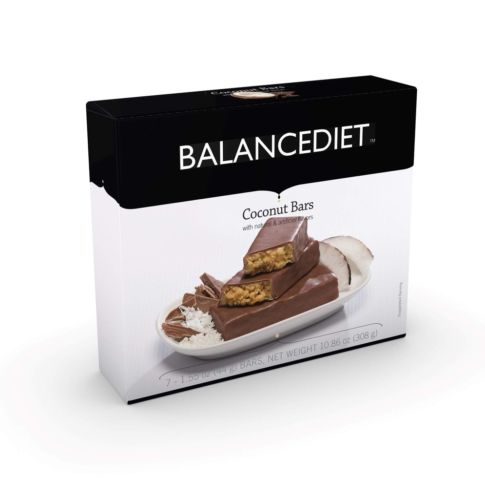 BalanceDietTM | Protein Bar | 단백질 15g | 저탄소년단 | 7 Bar Box (코코코넛 크런치)