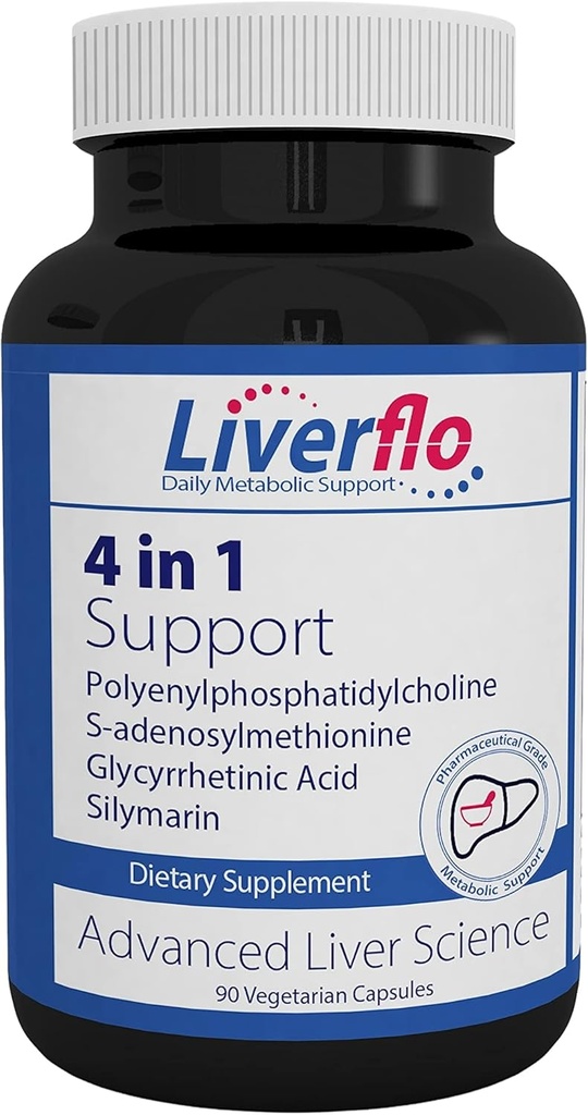 Nutrasal LiverFlo Liver 지원 PPC Polyenylphosphatidylecholine S-adesnosylmethionine Glycyrrhetinic 산 Silymarin 보충교재 채식 캡슐