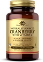 Solgar Cranberry 비타민 C - 60 식물성 캡슐 - 지원 유린 & 블레이더 건강 - 비 GMO, Vegan, Kosher, 글루텐 무료 - 60 서빙
