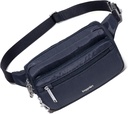 Baggallini Securtex Anti-Theft Belt Fanny Pack for Women RFID Wallet 잠금 지퍼 여행 가방 Crossbody 지갑