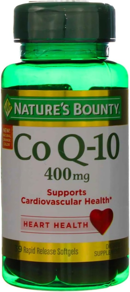 Nature's Bounty Cardio Q10, Co Q-10 400 mg Softgels 39 ea (2의 포장)