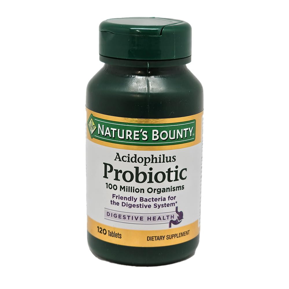 자연의 현상 Probiotic Acidophilus 정제, 120 정제