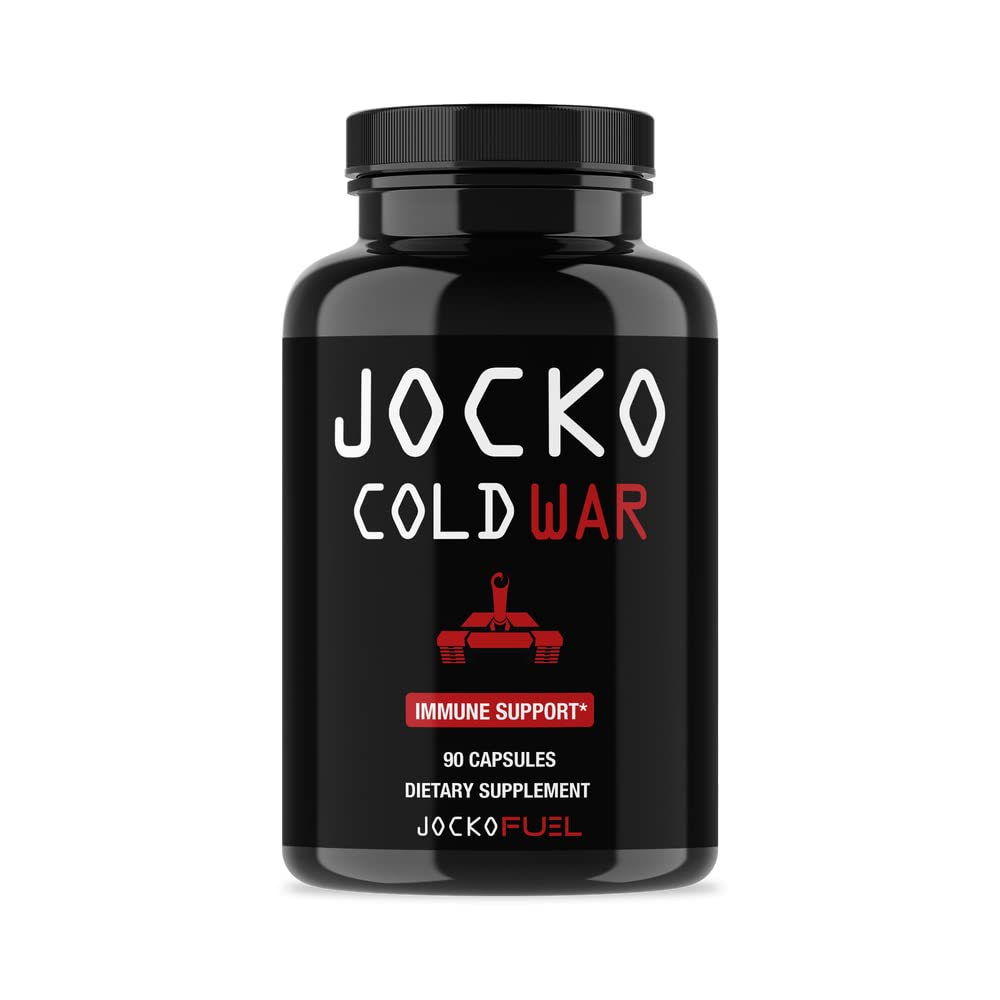 Jocko 연료 Immune 지원 보충교재 - 성인을 위한 아연 & 비타민 C를 가진 Elderberry - 비타민 C, D3, Superfoods, 허브, & 무기물 (90의 캡슐)를 가진 면역 방어