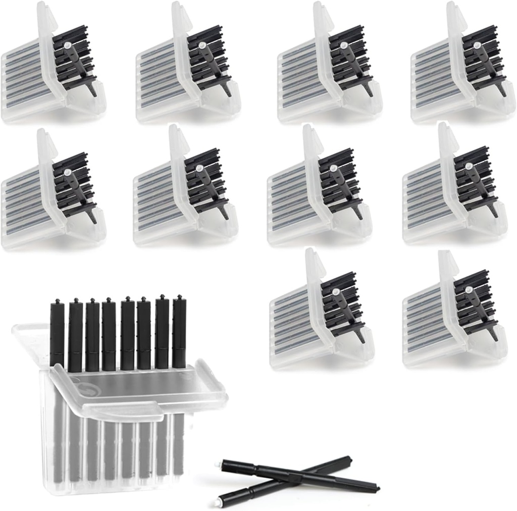 (80 PC) Phonak, Hearing Aid 왁스 여과기 Resound, Widex 및 Unitron, Hearing Aids 교체 부분 청소 장비 부속품 공구 (10 팩)를 위한 Hearing 원조를 위한 Cerustop 왁스 감시 여과기