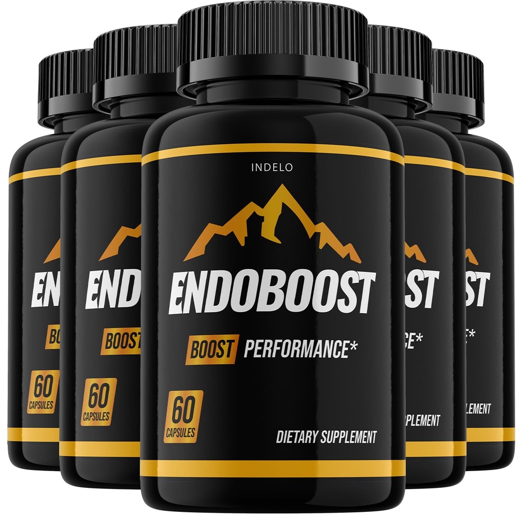 남성용 Endoboost, Endo Boost 고급 성능 보충제, Endoboost 성능, Endobost 리뷰 (5 팩 - 300 캡슐)