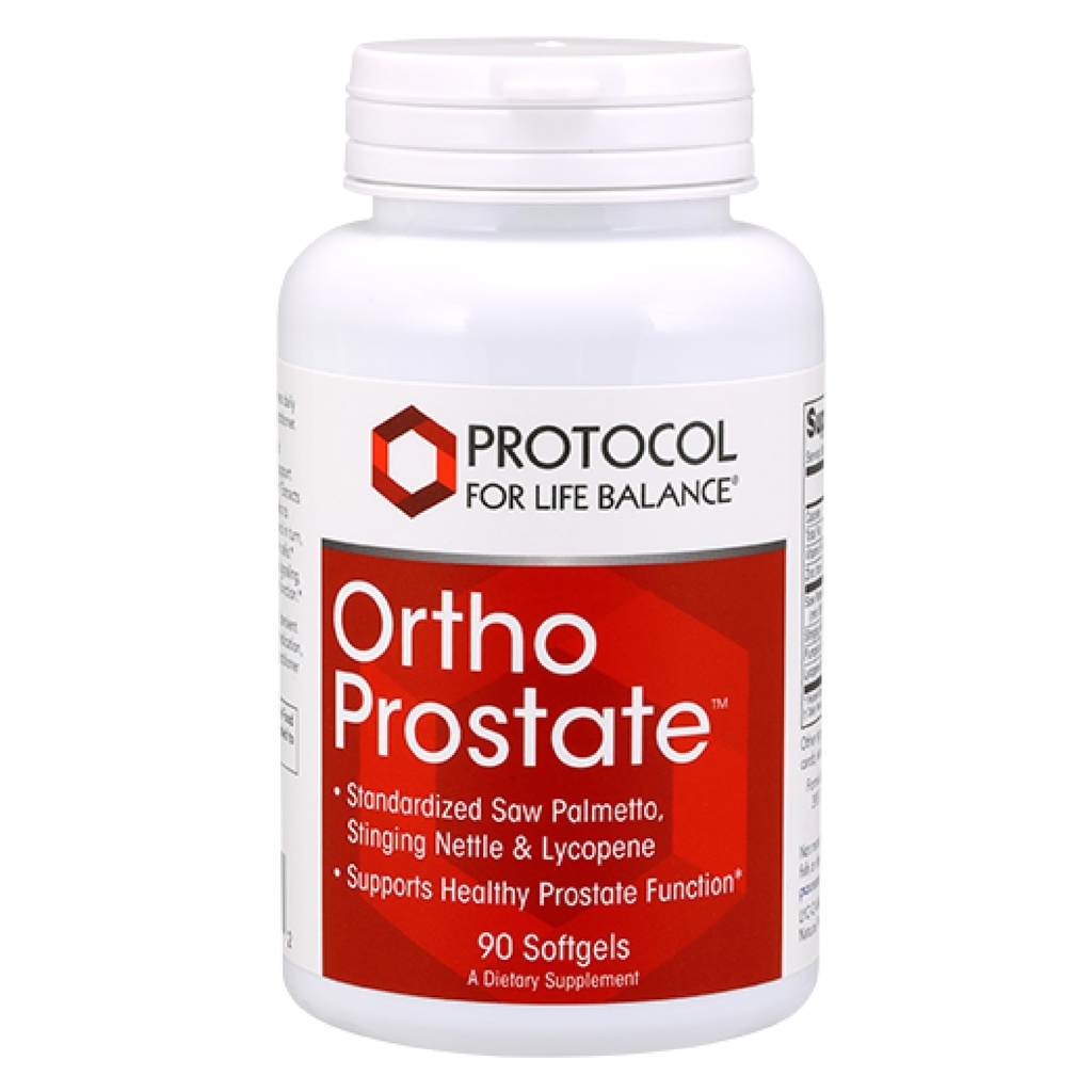 프로토콜 Ortho Prostate - 남자의 전립선 건강 보충 * - 톱 팔로토 추출물, 스팅 Nettle Extract & 아연 Gluconate - 90 Softgels