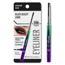 BEPHOLAN 까만 Eyeliner 연필, 방수 젤 Eyeliner 연필 여성을 위한 까만 Waterline 눈 강선 펜은 얼룩 증거 오래 견딘 (BLACK)를 방수 처리합니다