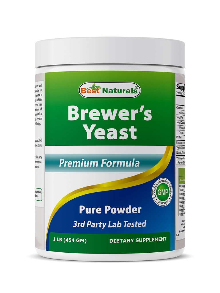 최고의 천연 100 % 순수 맥주 효모 분말 - 16 oz - Breastfeeding, Lactation, Digestive Health 동안 증가 브레스트 우유 공급을위한 지원