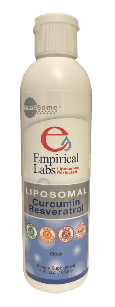 Liposomal에 의하여 구조되는 Curcumin/Resveratrol, 6 fl.oz