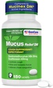 GenCare - Mucus Relief DM (150 카운트 값 병) Dextromethorphan HBr 20mg Guaifenesin 400mg | 일반 Mucus Relief DM | Immediate Release Uncoated Cough & Mucus Expectorant Pill