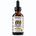 Bricker Labs B12 폭발 Methylcobalamin 5000mcg, 훌륭한 타스팅 하위 언어 액체 에너지 비타민 -Vegan B12 비타민, 지속 에너지 및 세포 건강 보충교재 - 59 일 서빙