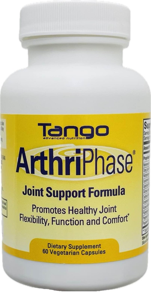 Tango ArthriPhase 자연적인 합동 지원 공식 (60 채식 캡슐)
