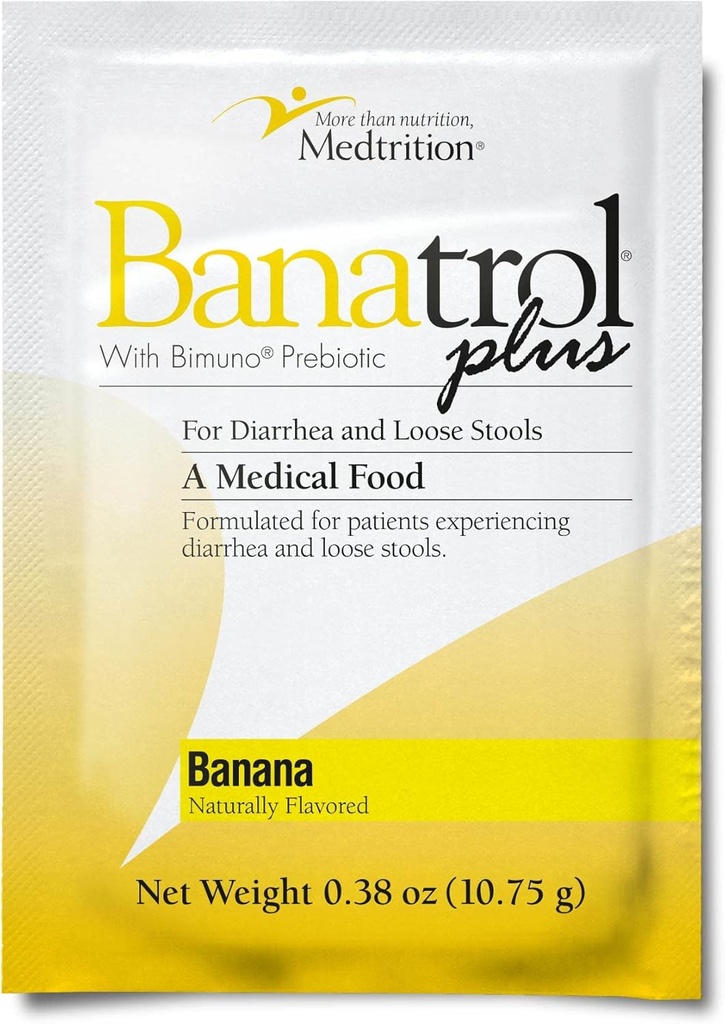 Medtrition Banatrol Prebiotics를 가진 자연적인 반대로 Diarrheal, IBS를 위한 기복, 치료 Diarrhea, 임상적으로 지원되는 의학 음식, 비 변비, 21의 서빙 (Banana)