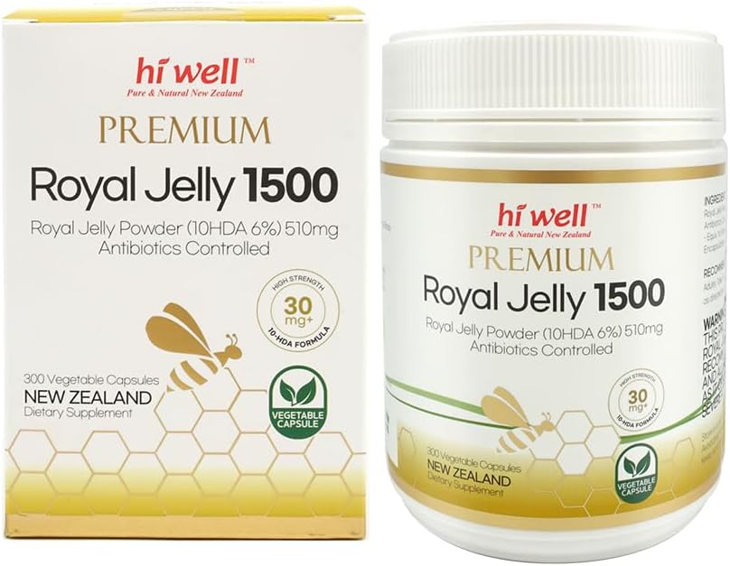 안녕 잘 프리미엄 로얄 젤리 1500 300VegeCapsules