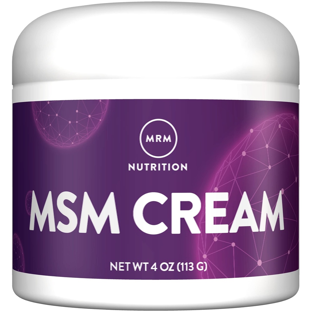 MRM MSM 크림 비타민 A & D -- 4 Oz.