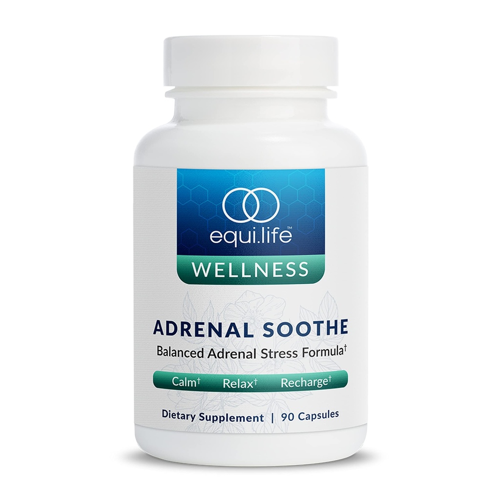 Ashwagandha와 L-Theanine를 가진 Equilife 초본 지원 보충교재는, 남자 & 여자를 위한 매일 전반적인 웰니스를 위해 디자인해, 글루텐, 채식주의자, 낙농장, 비 GMO, 90의 캡슐을 해방합니다