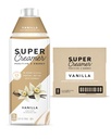 SUPER COFFEE 크림 | 슈즈프리 | 25.4 Fl Oz, 6 팩 | 케토 커피 크림 | 0g 설탕, 1g 단백질, 15 칼로리 | 바닐라