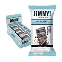 JiMMYBAR! - 쿠키 N 크림 Protein Bar 19g Protein Bar - 7g Low Sugar - 12 Count - 58g Health Bar - Real Food 성분이있는 기능성 스낵 - 핸드 - 퍼즐 초콜릿 - Real Peanuts로 만든