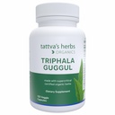 Tattva의 허브 Triphala Guggul 초본 보충교재, Ayurveda 초본 보충교재, 소화 건강 및 지원, 유기 Triphala 캡슐, 120 조사, 프리미엄 서비스의 25 년
