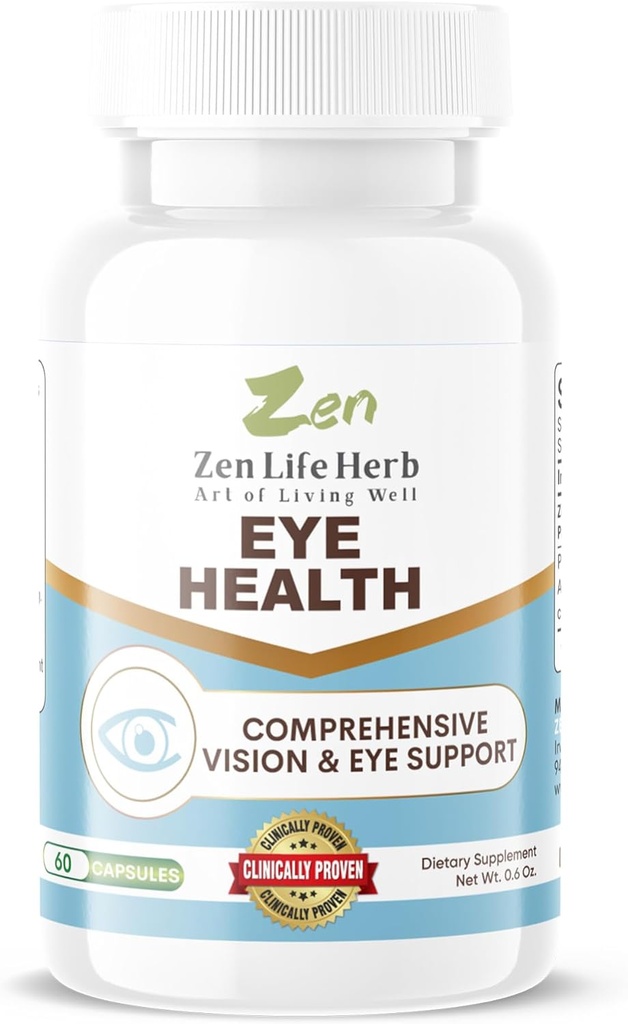 Panax Notoginseng Astaxanthin Lutein 및 Zeaxanthin (60 캡슐)와 눈 건강