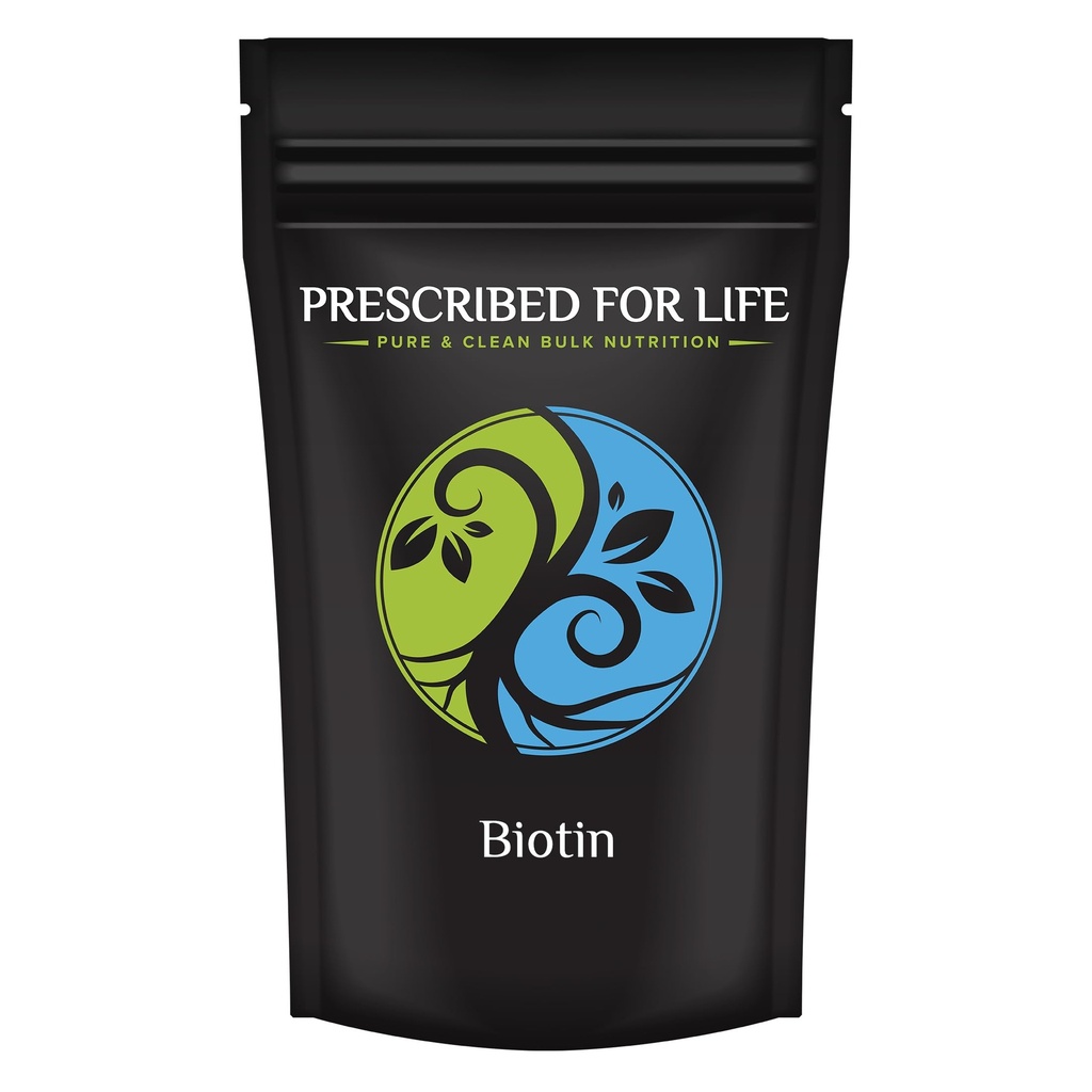 생활 Biotin 분말, 피부, 못 및 머리 건강을 위한 비타민 B7, USP 급료 (14g)를 위해 처방하는