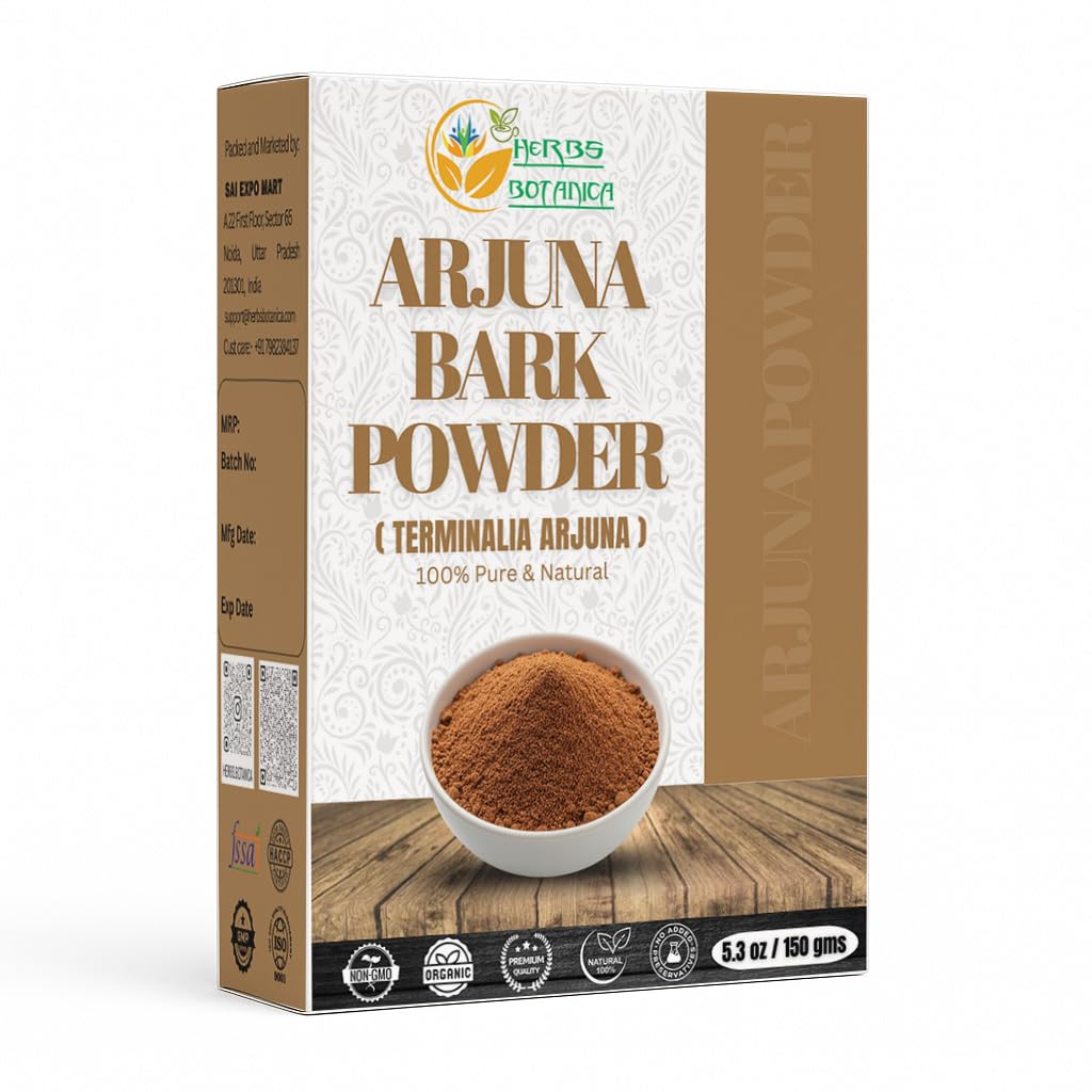 허브 티 & 웰니스에 대 한 허브 가루 100 % 순수 Arjuna 껍질 분말 (Arjun Ki Chaal) - DIY 사용에 대 한 Finely Ground Tree Bark 분말 - 5.3 oz 팩