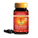 Nutrex Hawaii BioAstin Hawaiian Astaxanthin - 4mg, 60 Softgels - 농장 직접 프리미엄 산화 방지제 보충 아이, 피부, 관절 및 면역 체계 건강 지원 - Non-GMO & 글루텐 자유로운