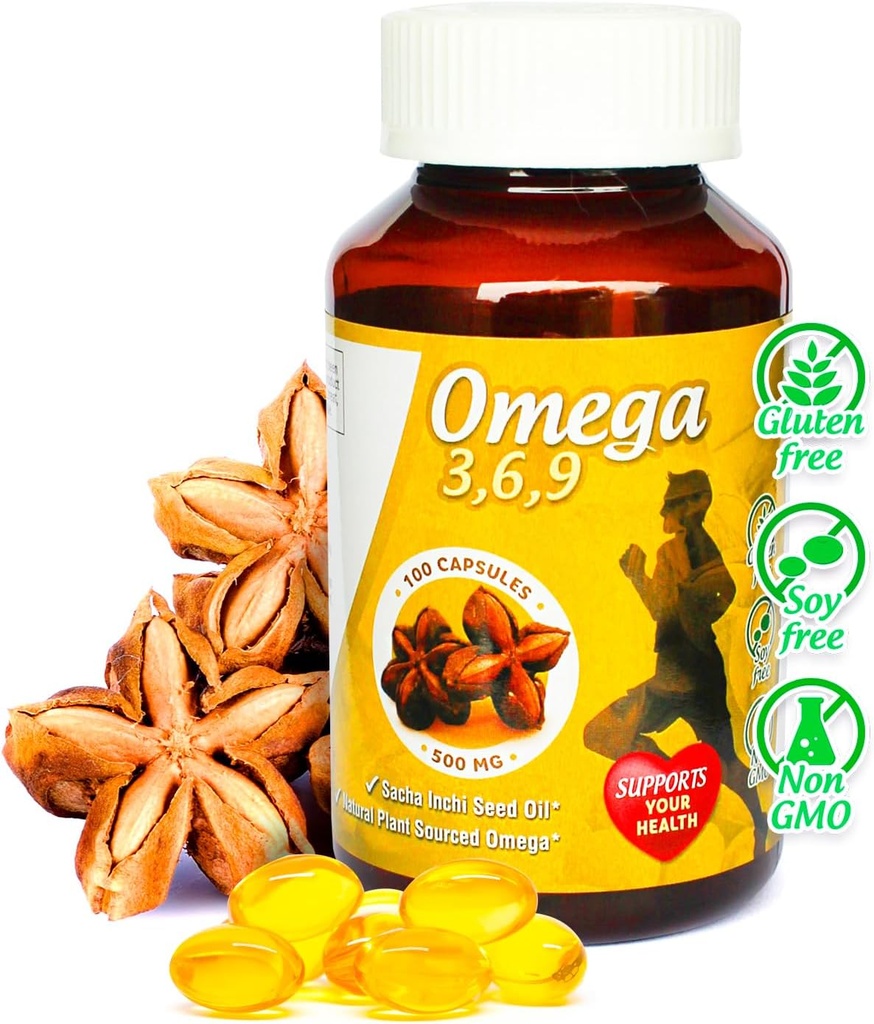 Sikyriah Omega 3, 6 및 9 softgel 캡슐 l 100% 순수한 사차 Inchi 기름 l 하루 l 식물에 의하여 근거한 보충교재 l 무취 정유 지방산 근원 l 비 GMO l