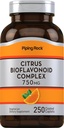 배관 바위 감귤 류 바이오 플라보노이드 복합물 | 750 mg | 250 캡슐 | Non-GMO, 글루텐 프리 보충교재