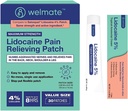 WELMATE 궁극적인 고통 구호 듀오: 4% 리도카인 확대 패치 (30 Ct) & 5% 리도카인 크림 (2 Oz) | 최대 힘 화제 진통 장비