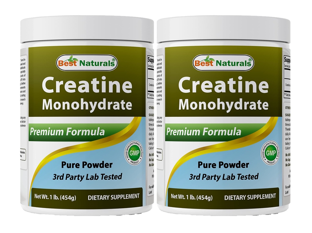 제일 자연적인 크레아틴 Monohydrate 1 Lb 순수한 분말 (1 LB (포장 2))