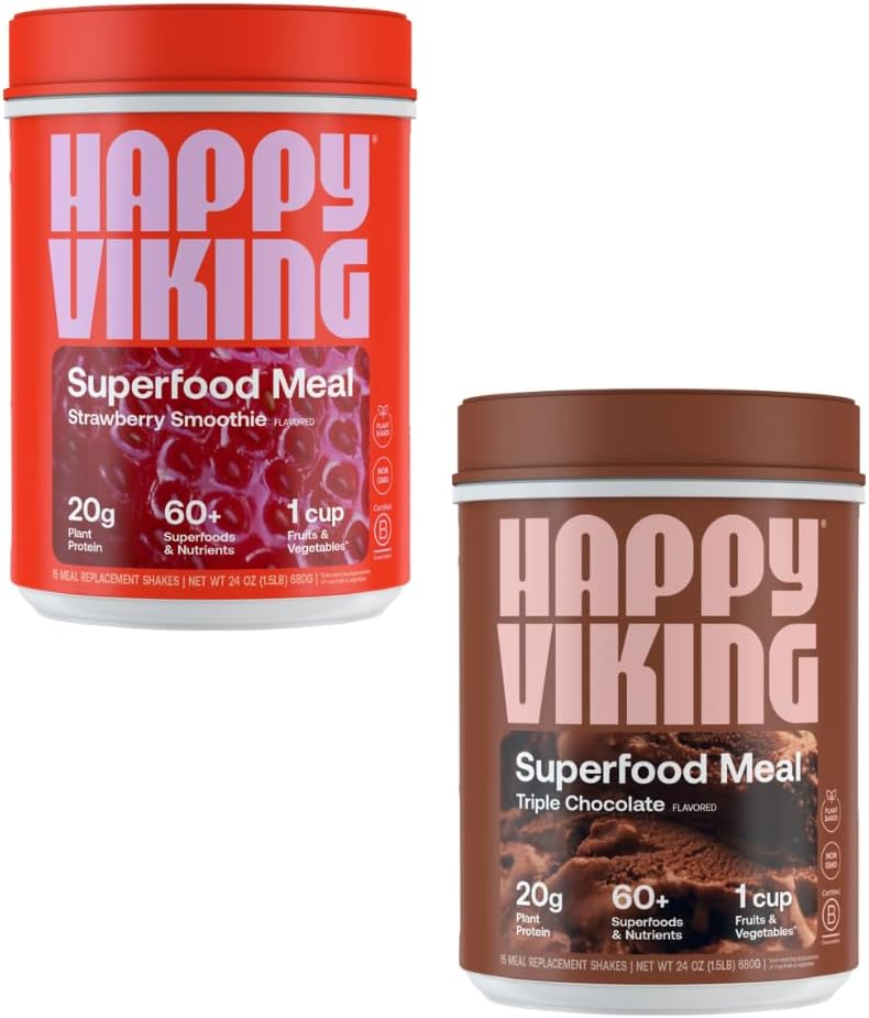 금성 윌리엄스, 20G 단백질, 낮은 캐비넷, Keto, Vegan, Gluten-Free, Superfoods, Complete Meal Replacement, 2 Canisters (24 oz. 각)