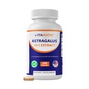 Vitamatic Astragalus 캡슐 200 Veg 캡슐 - 10 : 1 Astragalus 추출물 500mg - 비 GMO, 글루텐 - 무료