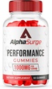 (1개의 팩) 남성을 위한 알파Surge Gummies, 1000 MG Chewable를 가진 알파 큰 파도 진보된 공식 Gummies, 알파Surge 자연적인 성분 Gummies (60의 Gummies)