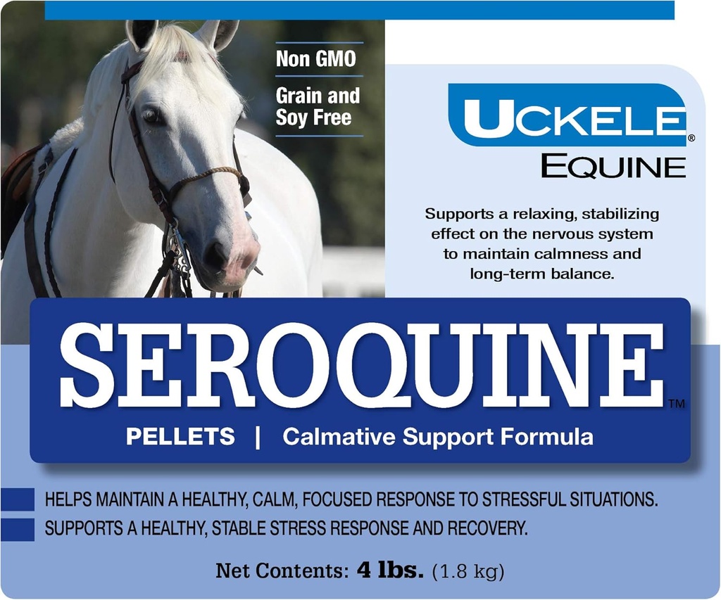 Uckele Seroquine 펠릿, 말, 4 lb를 위한 Calming 보충교재