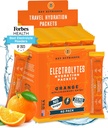 KEY NUTRIENTS Electrolytes 파우더 패킷 - Tangy Orange 40 Pack Hydration Packets - 여행 Hydration Powder - 미국에서 만든 - 설탕 없음, 칼로리 없음, 글루텐 무료