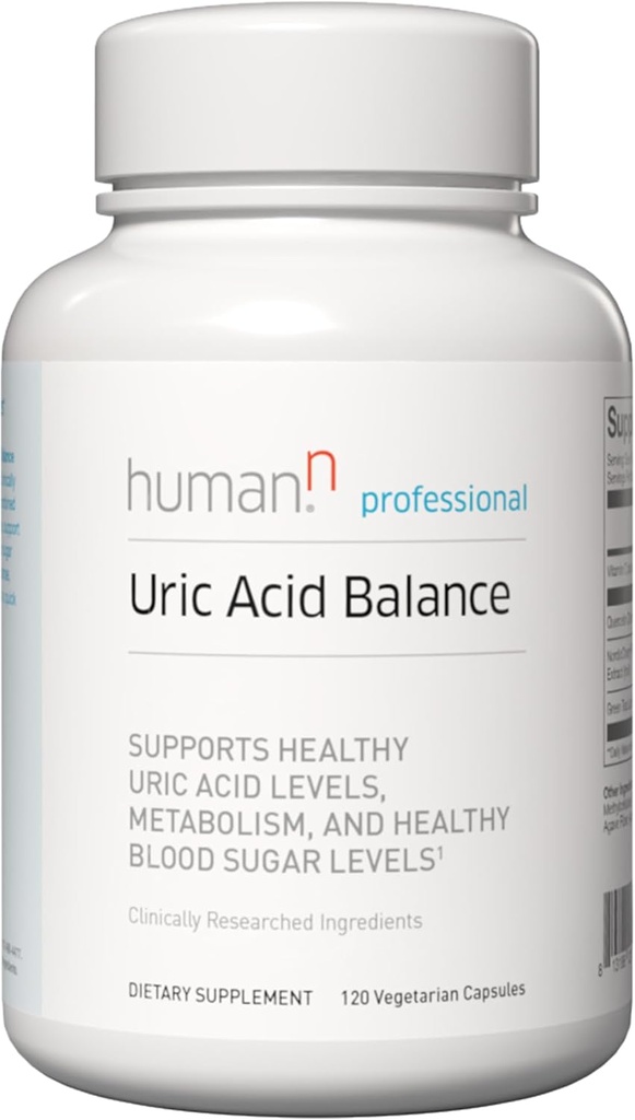 HumanN Uric Acid Balance - 120 채식 캡슐