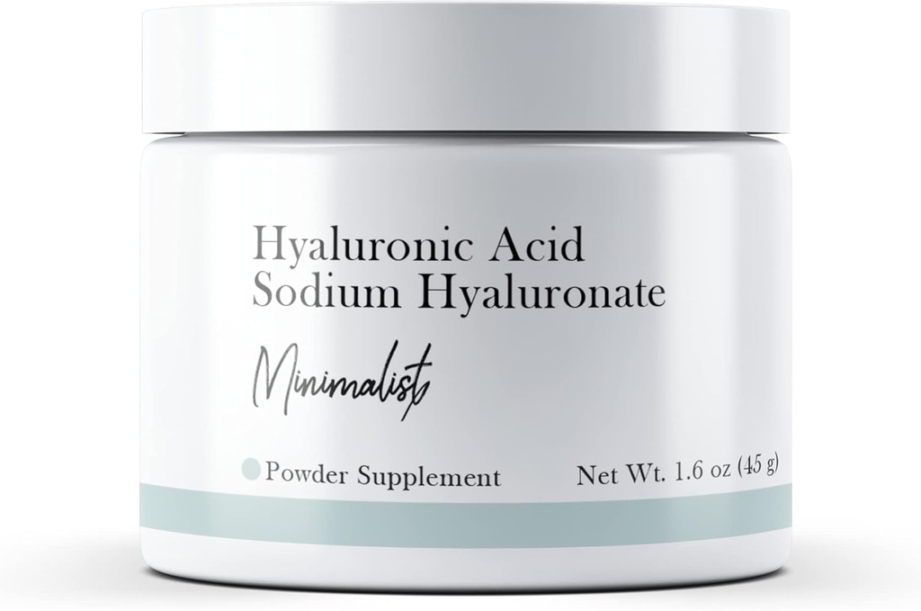 Minimalist Hyaluronic 산 (1.6 oz) 나트륨 Hyaluronate, 분말, 규정식 보충교재