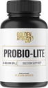50 Probio-Lite 후 골든 - Gut 건강 및 소화 지원 - 남성과 여성을위한 Probiotics - 30 Gelatin 캡슐 - Occasional Heartburn, 가스, Indigestion을위한 Probiotics