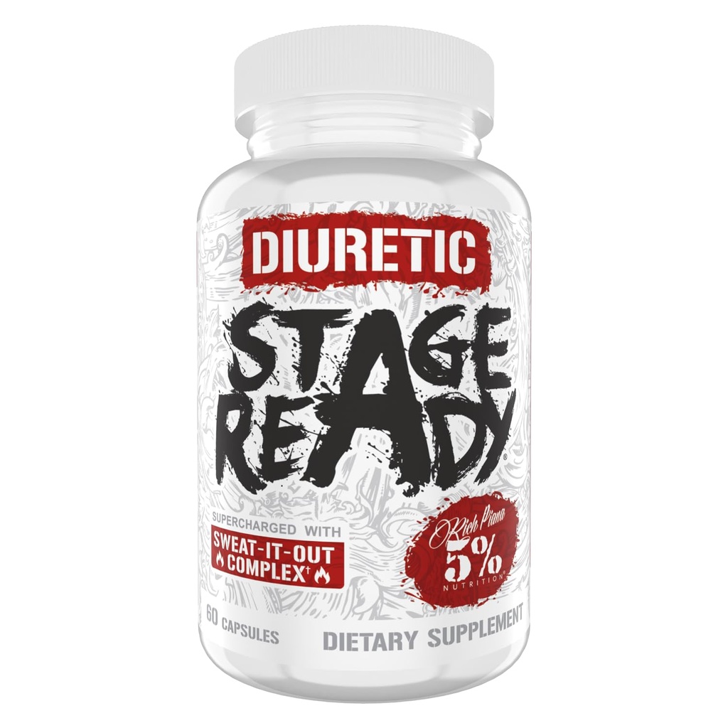5% 영양 단계 준비된 Diuretic | 여분 힘 경쟁 Diuretic | 빠른 행동 무게 커트, 물 보유 & 부유물 안전 | 자연적인 공식 w/Dandelion 뿌리, Shavegrass, Uva Ursi (60 알약)